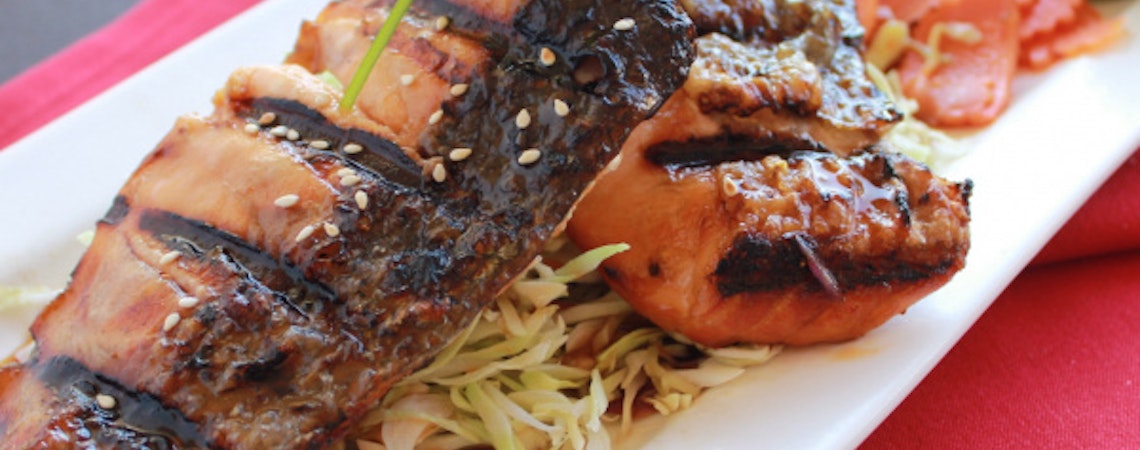 grilled salmon